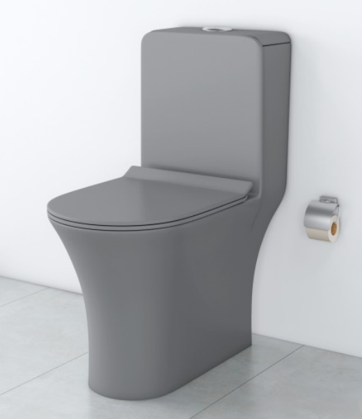 Զուգարան AGOSTO-GREY P TRAP GLOSSY 1009 155