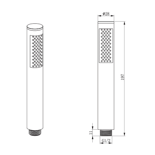 Ցնց.գլխ.արույրից.RP-20 Raiber Prem.խրոմ.