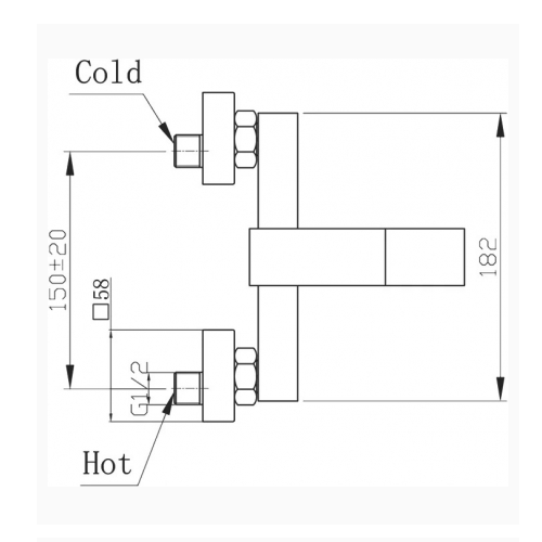 Ծորակ լոգարանի Raiber R0050