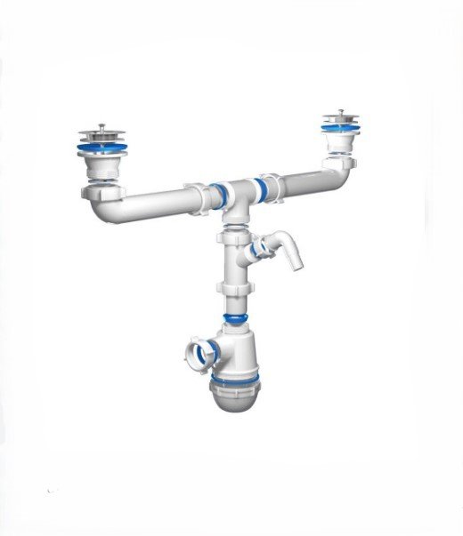 Սիֆոն 2տեղ սլիվով  ANI-PLAST