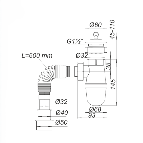 Սիֆոն T0215 Տյուլպան
