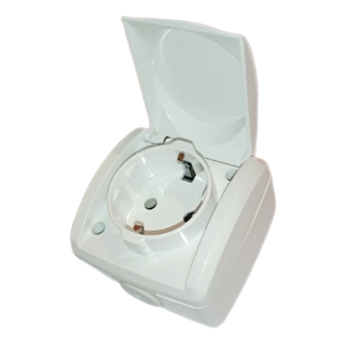 Վարդակ պատի վրայի կափարիչով DE-PA 