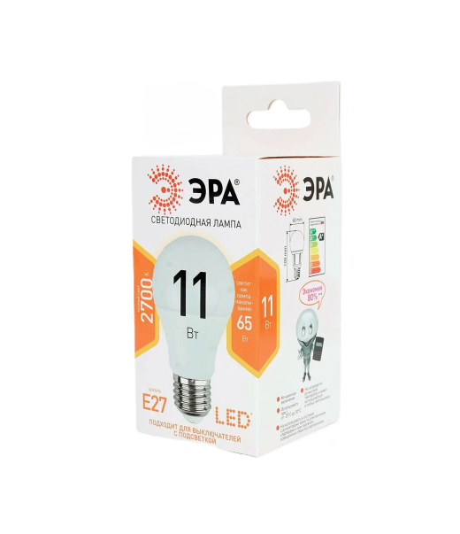 Լամպ ԷՌԱ A60 11W E27 2700K