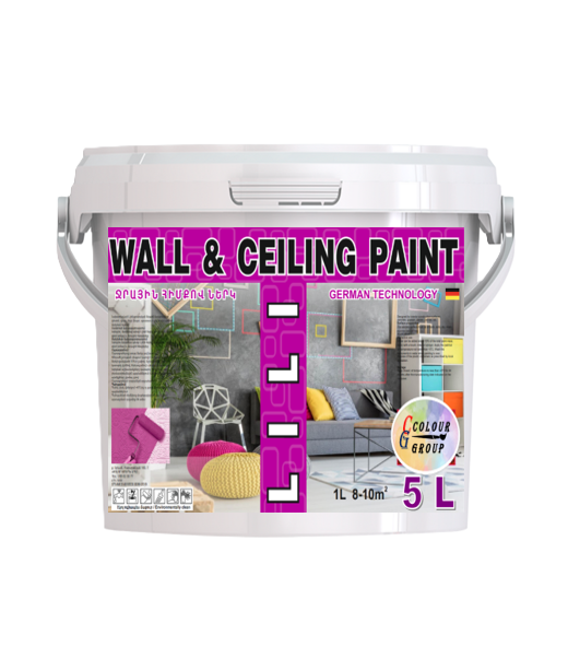 Ներկ ՛՛ԼԻԼԻ՛՛ 5լ, ջրային հիմքով