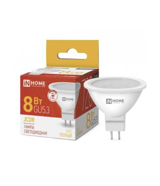 Լամպ լեդ-JCDR-standard 8W 230B