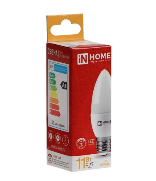 Լամպ LED -свеча-11w E27 3000K .820 lm in home