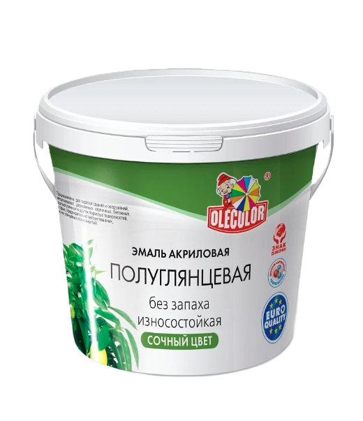 Էմալ ակրիլ. կիսափայլուն 0.8կգ 