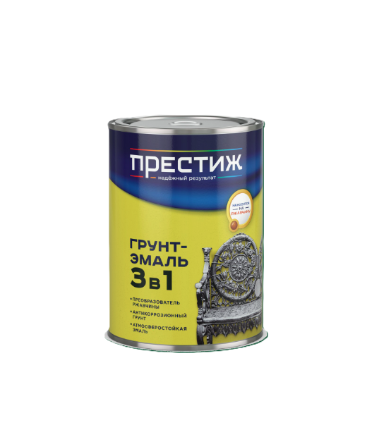 Ներկ մոխրագույն ժանգակայուն 0.9լ  3B1 Prestij 