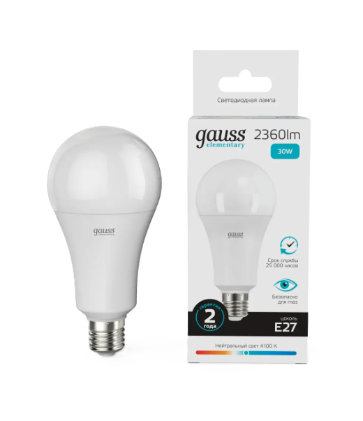 Լամպ E27 A67 30w 4100K 2360Lm Gauss