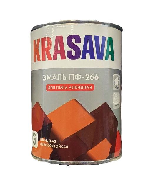 Ներկ էմալե հատակի ընկույզ 0.9կգ. PF-266 Krasava