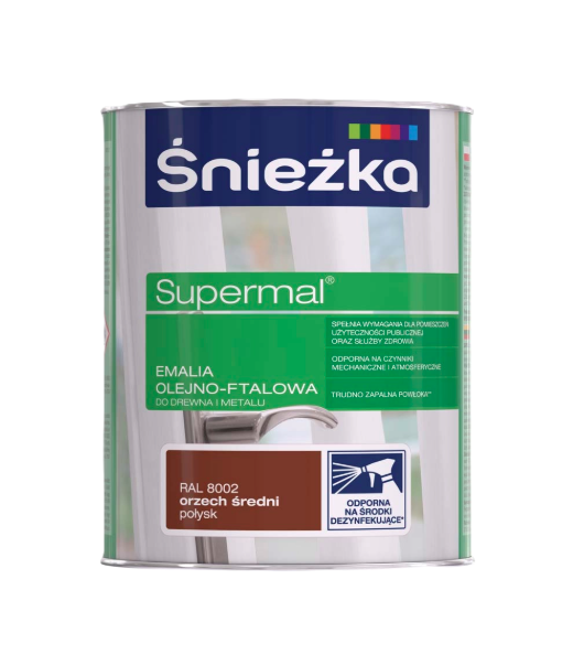 Ներկ 0.8լ Snejka Supermal mat.   