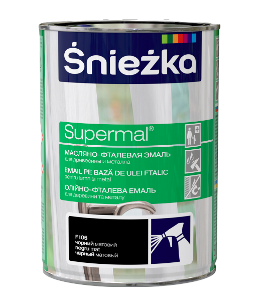 Ներկ 0.8լ Snejka Supermal mat.  